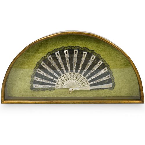 ENCASED CHINESE FANDESCRIPTION: A