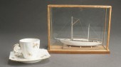 ENCASED PAINTED WOOD MODEL YAC
