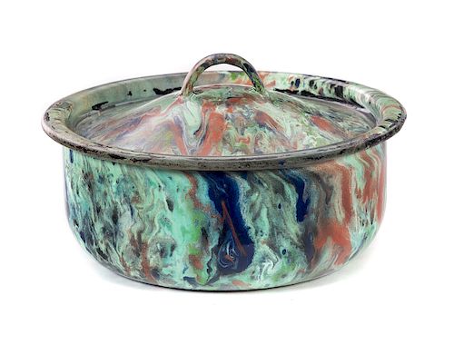 END OF DAY GRANITEWARE PALE WITH