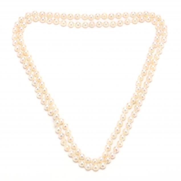 ENDLESS STRAND PEARL NECKLACE The