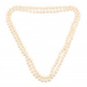 ENDLESS STRAND PEARL NECKLACE