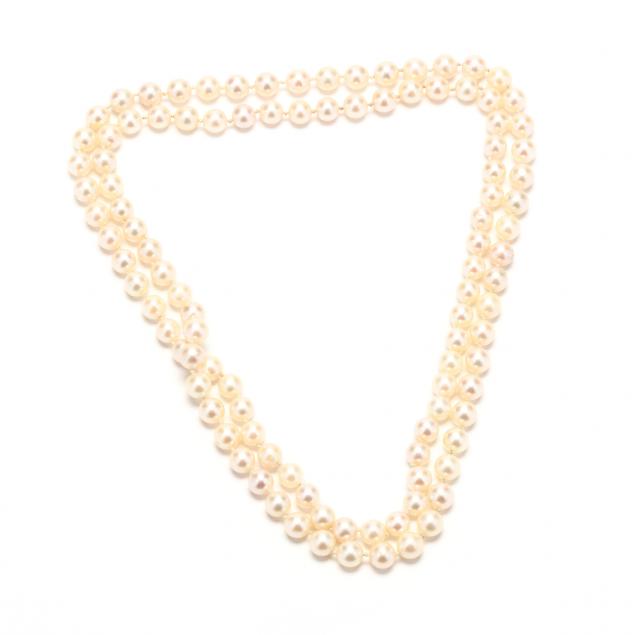 ENDLESS STRAND PEARL NECKLACE The