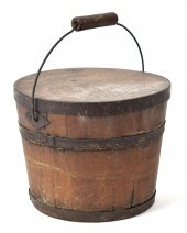 ENFIELD NH SHAKER BUCKET. 19th