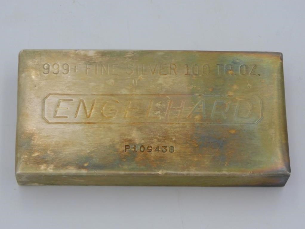 ENGELHARD 100 TROY OZ. 999 FINE
