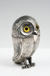 ENGELHARD PURE SILVER OWL IN C