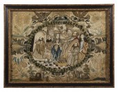 ENGLISH 17TH C. PICTORIAL TRAP
