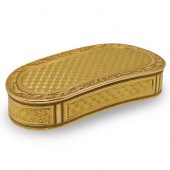 ENGLISH 18K GOLD VANITY BOXDES