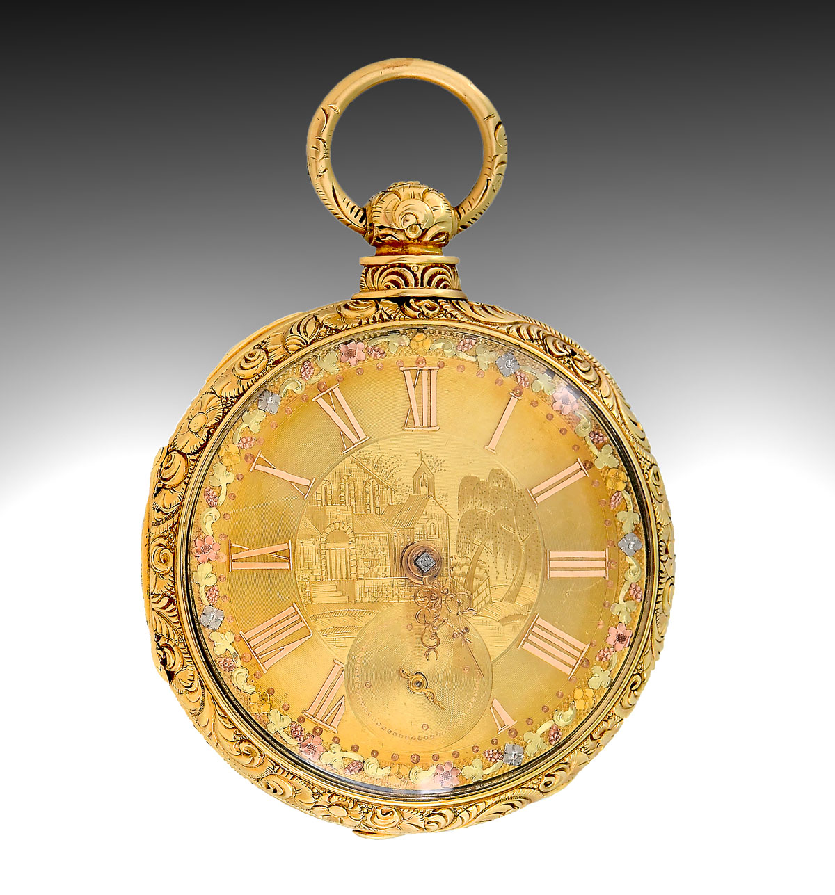 ENGLISH 18K TRI COLOR FUSEE