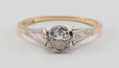 ENGLISH 18KT BICOLOR GOLD AND