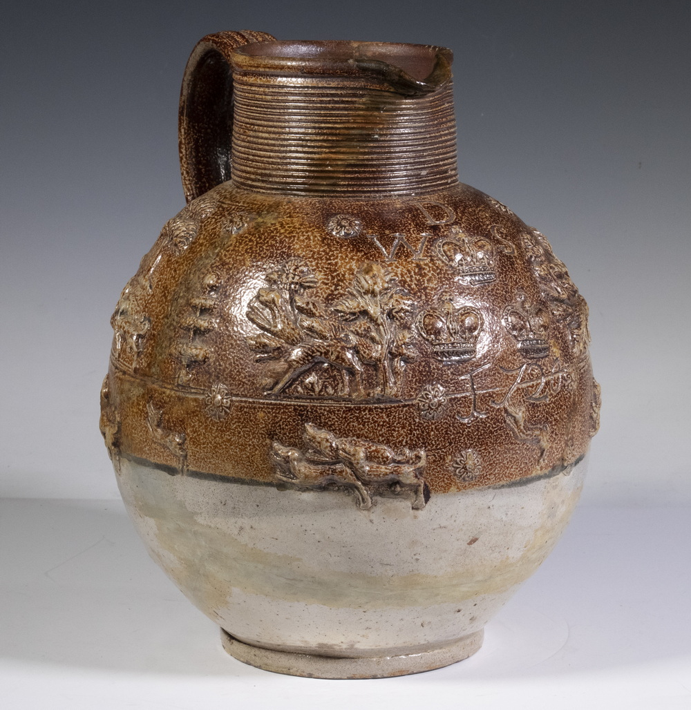 ENGLISH 18TH C. SALT GLAZED POTTERY