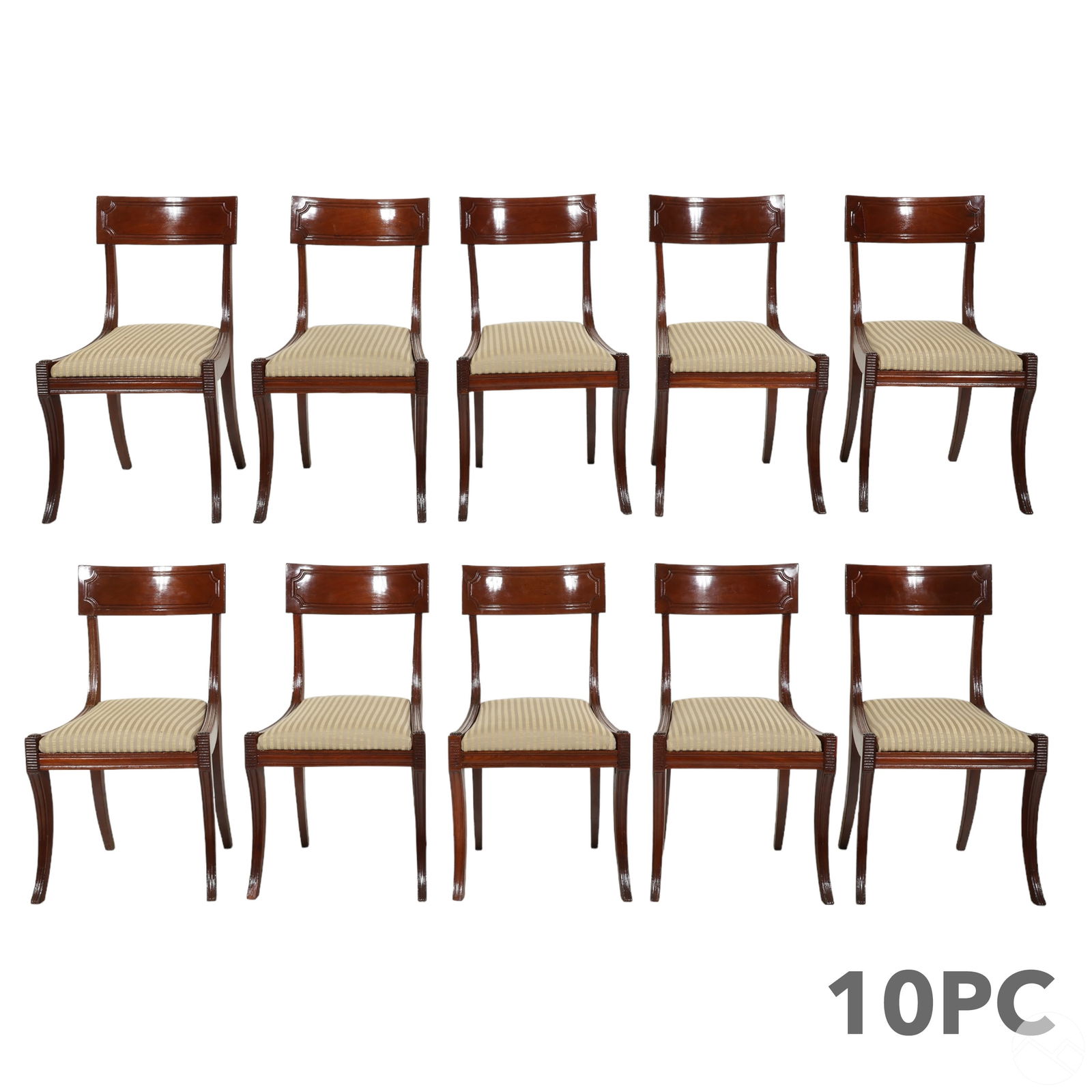 ENGLISH 19C REGENCY KLISMOS