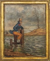 ENGLISH 19TH C. "FISHERMAN"  C