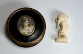 ENGLISH 19TH C. LACQUER SNUFF