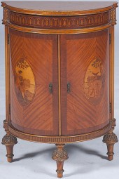 English Adam-style Cabinet Eng