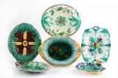 English and American majolica