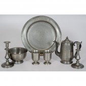 English and American Pewter En