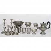 English and American Pewter En