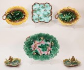ENGLISH AND ETRUSCAN MAJOLICA