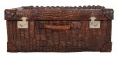 ENGLISH ANTIQUE ALLIGATOR TRUN