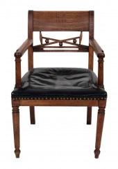 ENGLISH ARMCHAIR WITH POLO MOT