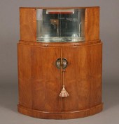 English Art Deco curved bar ca