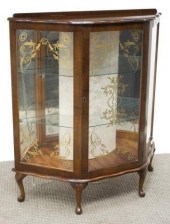 ENGLISH ART DECO STYLE WALNUT