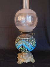 ENGLISH ART POTTERY LAMPAntiqu