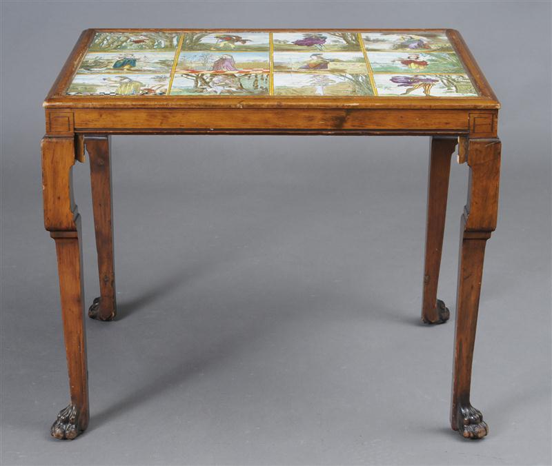 ENGLISH ARTS AND CRAFTS TILE-TOP