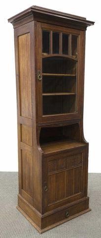 ENGLISH ARTS & CRAFTS CARVED OAK