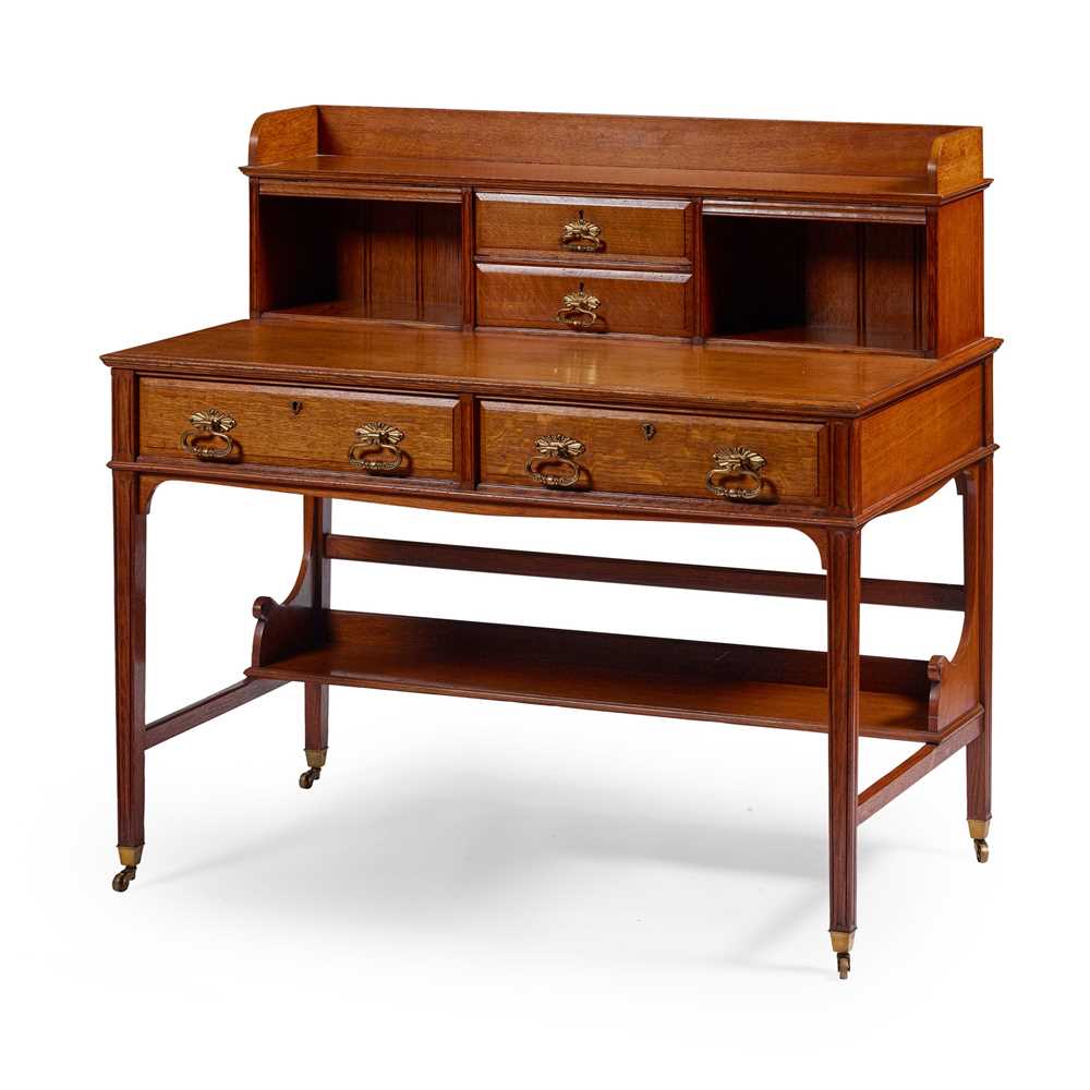 ENGLISH ARTS & CRAFTS DESK, CIRCA
