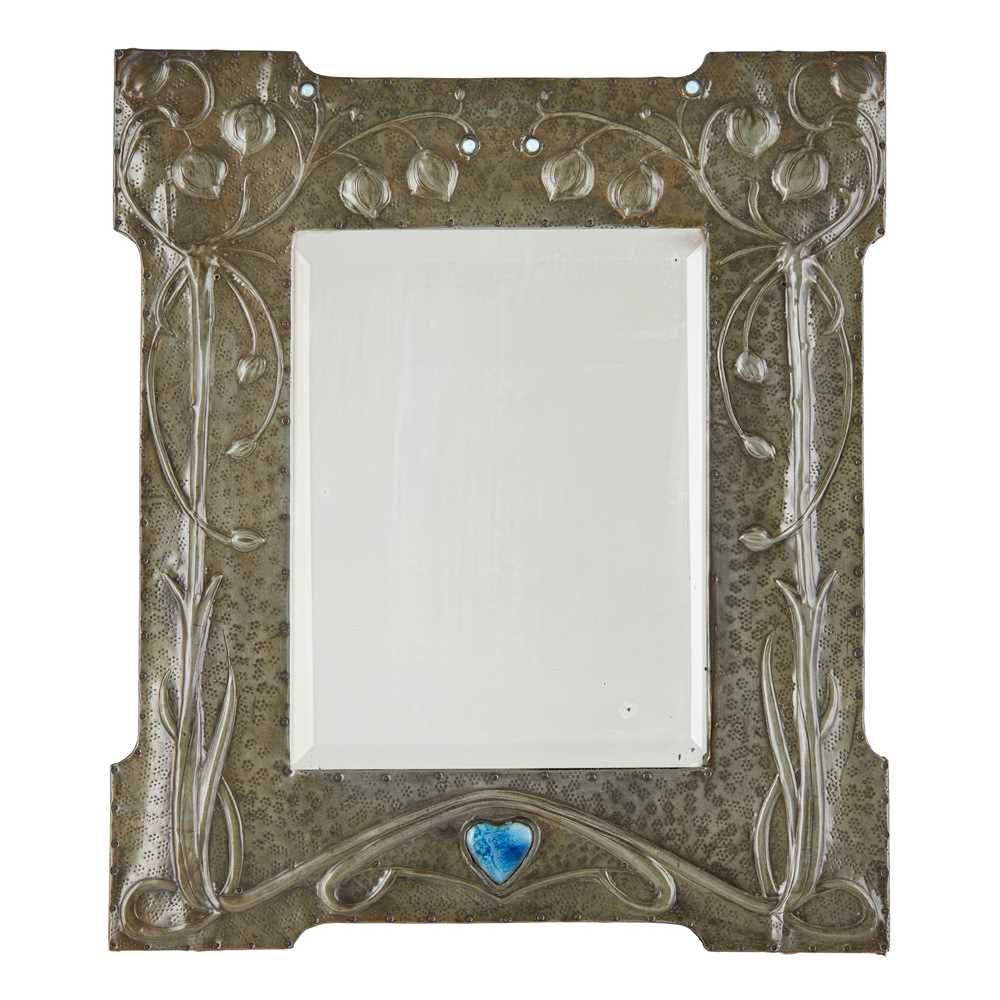 ENGLISH ARTS & CRAFTS MIRROR, CIRCA