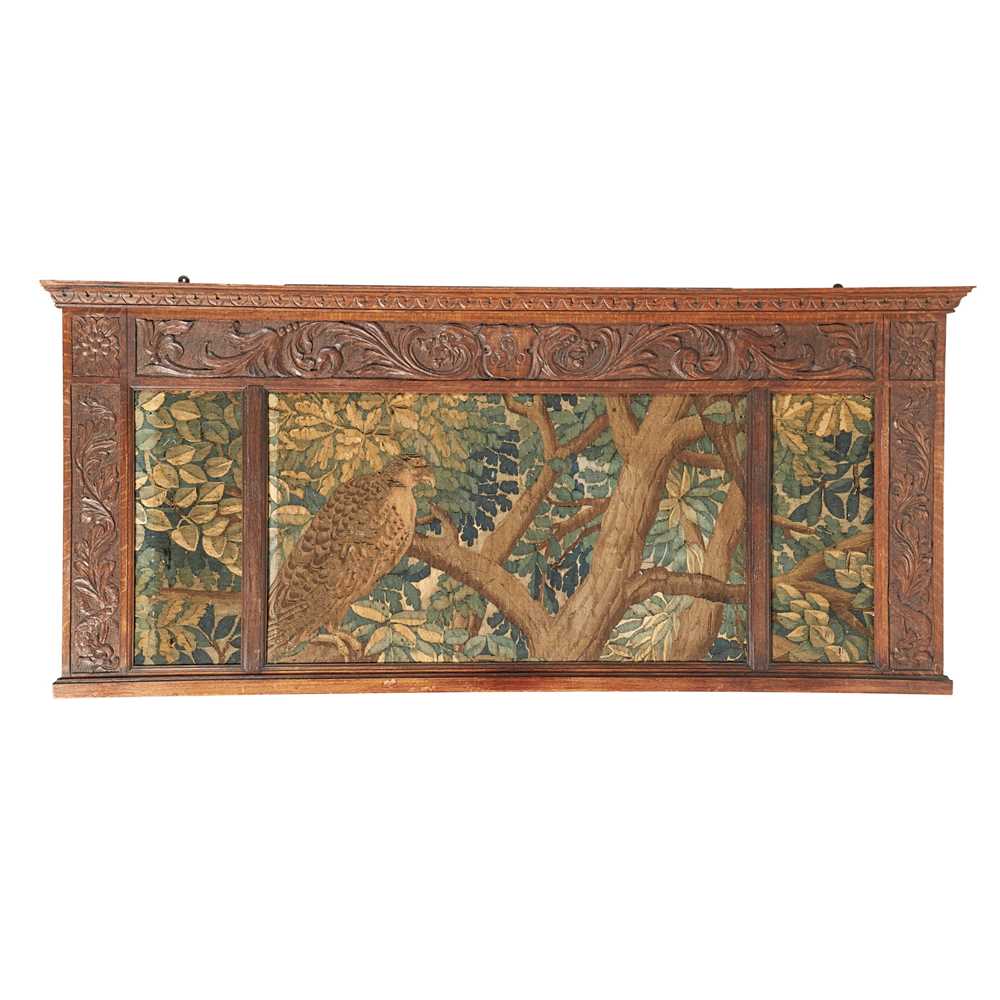 ENGLISH ARTS & CRAFTS OVERMANTEL,