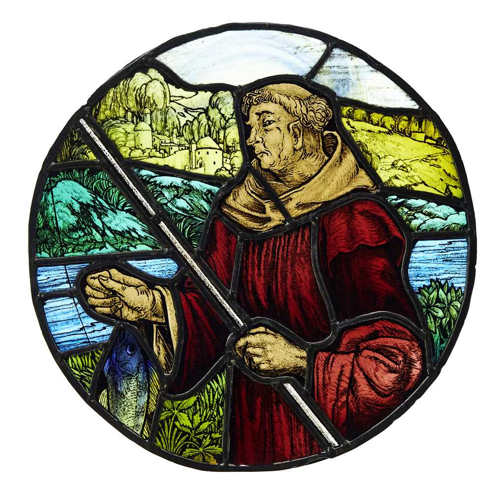 ENGLISH ARTS & CRAFTS STAINED GLASS