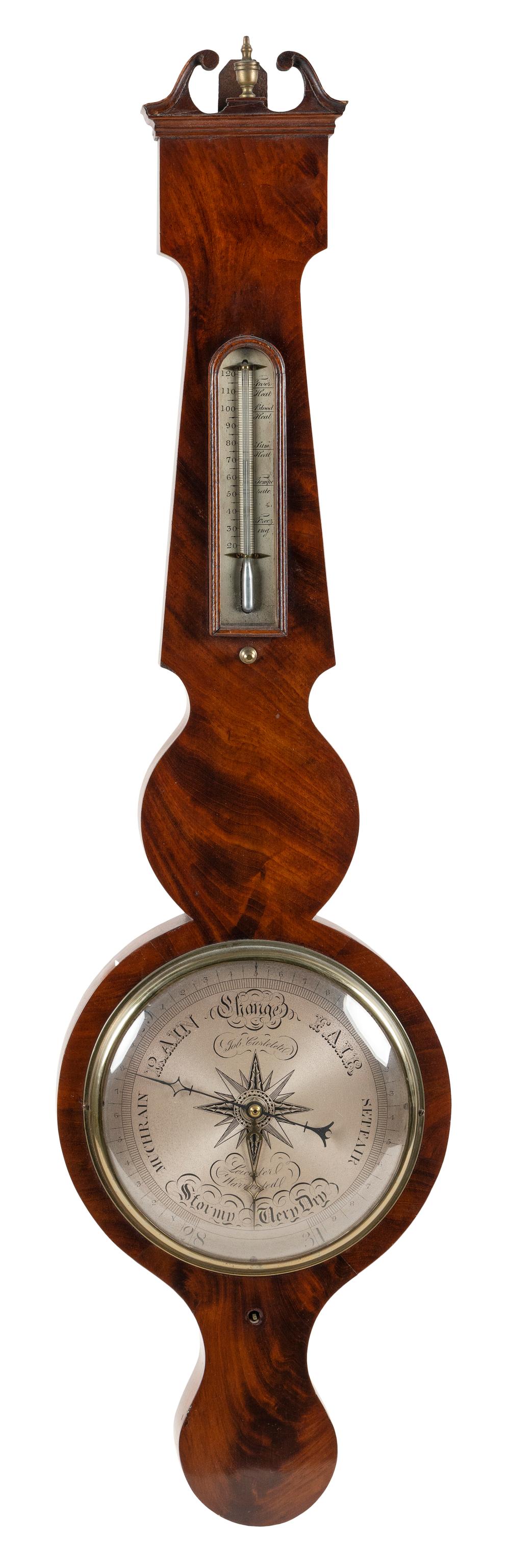 ENGLISH BANJO BAROMETER BY JOB