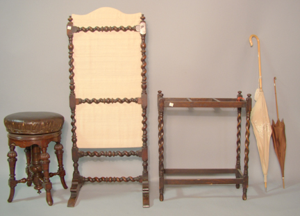 ENGLISH BARLEY TWIST UMBRELLA STAND