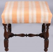 ENGLISH BAROQUE STYLE OAK BENC