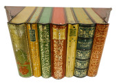 ENGLISH BISCUIT TIN OF 7 SIMUL