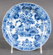 English blue and white delft w