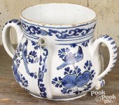 ENGLISH BLUE AND WHITE DELFT P