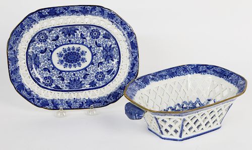 ENGLISH BLUE AND WHITE SOFT PASTE