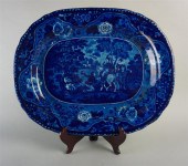 ENGLISH BLUE AND WHITE TRANSFE