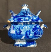 ENGLISH BLUE AND WHITE TRANSFE