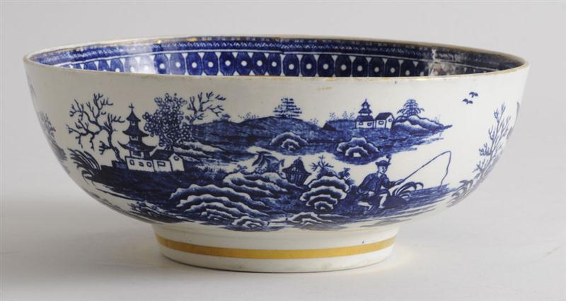 ENGLISH BLUE TRANSFER-PRINTED