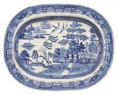 ENGLISH BLUE WILLOW IRONSTONE