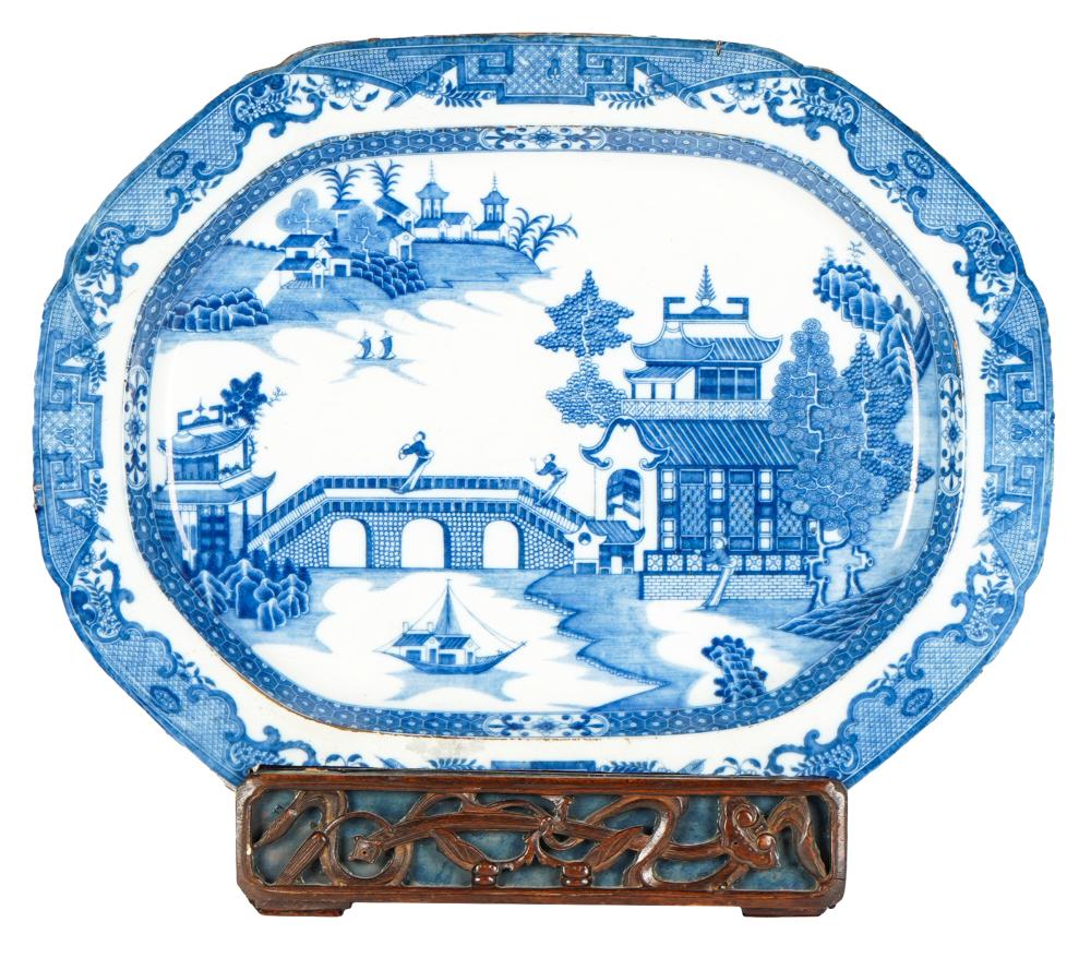 ENGLISH BLUE WILLOW IRONSTONE