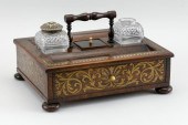 ENGLISH BOULLE INLAY ROSEWOOD