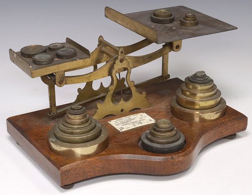 ENGLISH BRASS &AMP; OAK POSTAL