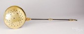 ENGLISH BRASS AND IRON BEDWARM