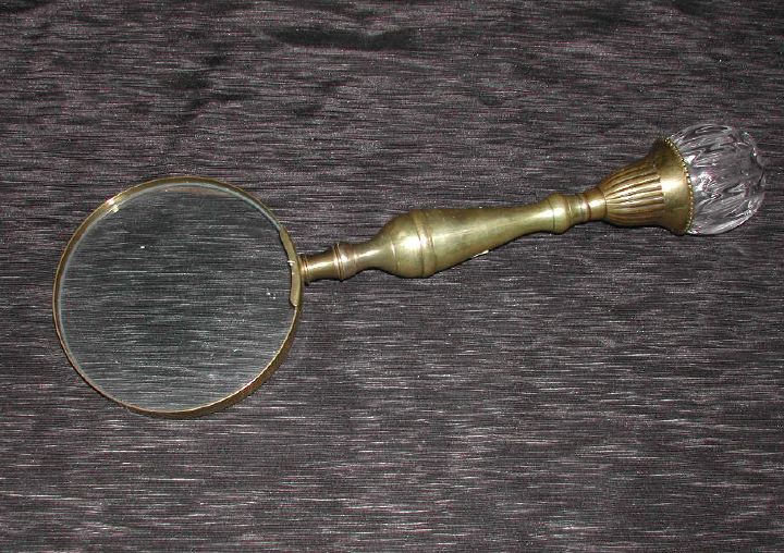 English Brass and Pressed-Cut Glass