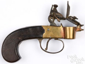 ENGLISH BRASS AND STEEL FLINTL